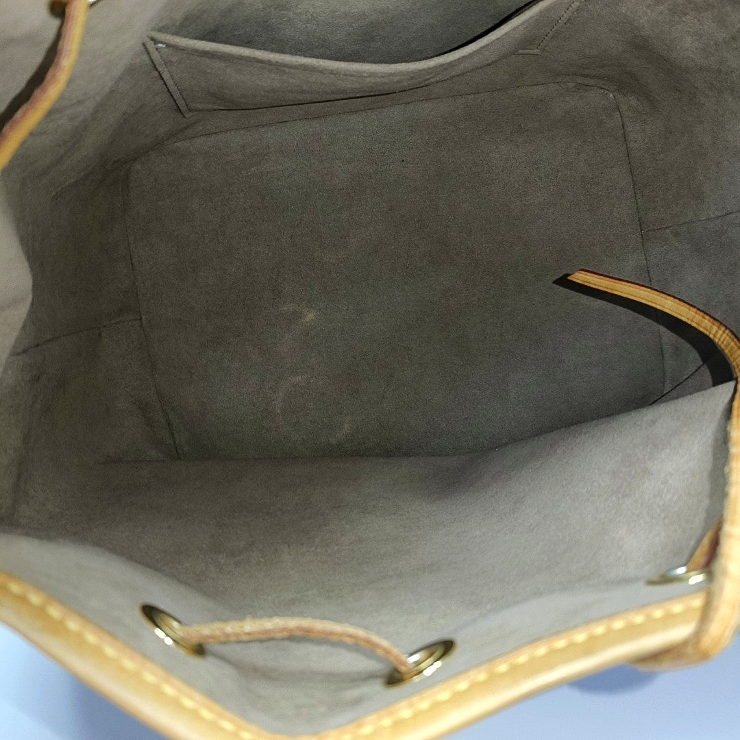 LV × TM NÉONOÉ MM Monogram Coated Canvas Black