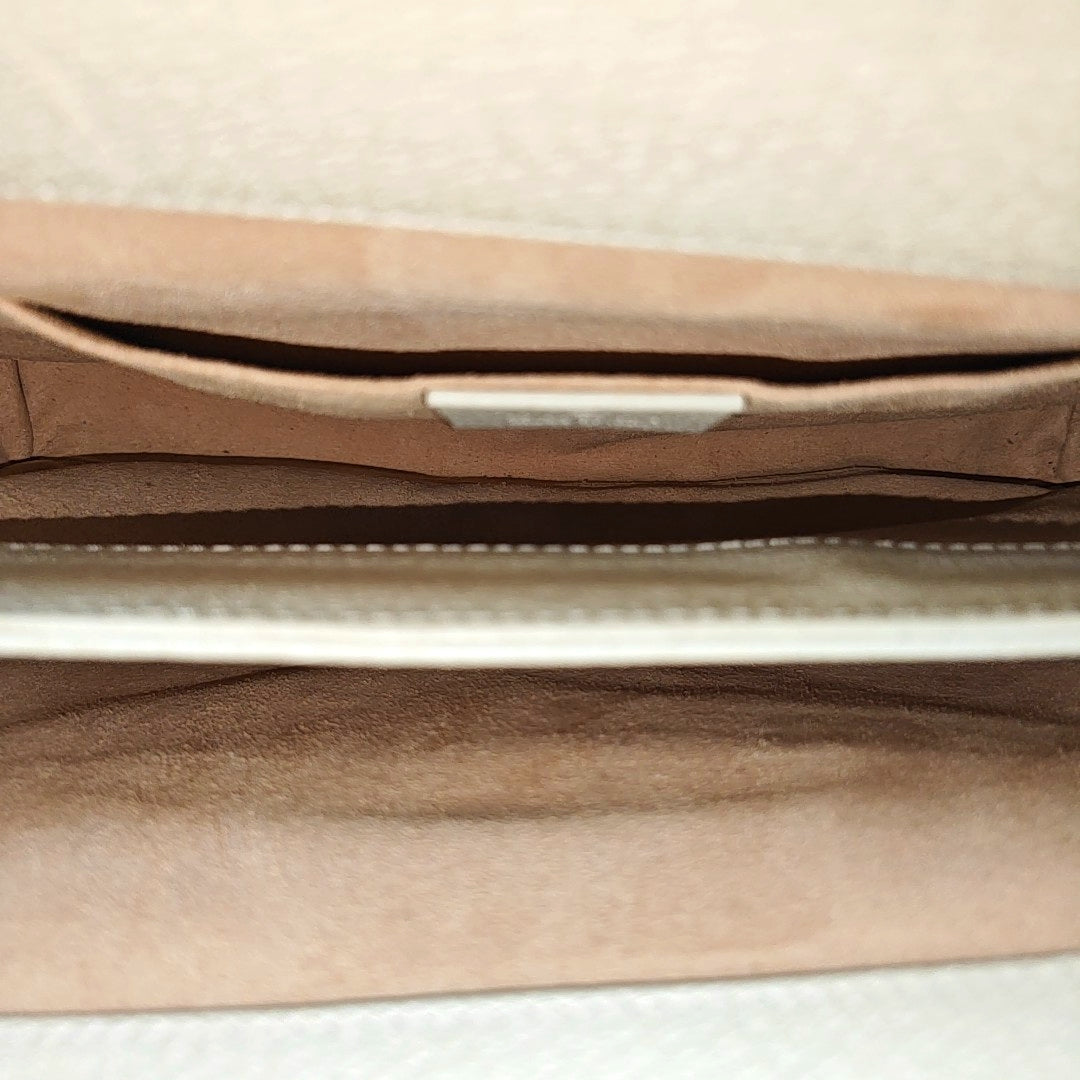 Ophidia Small Calfskin White