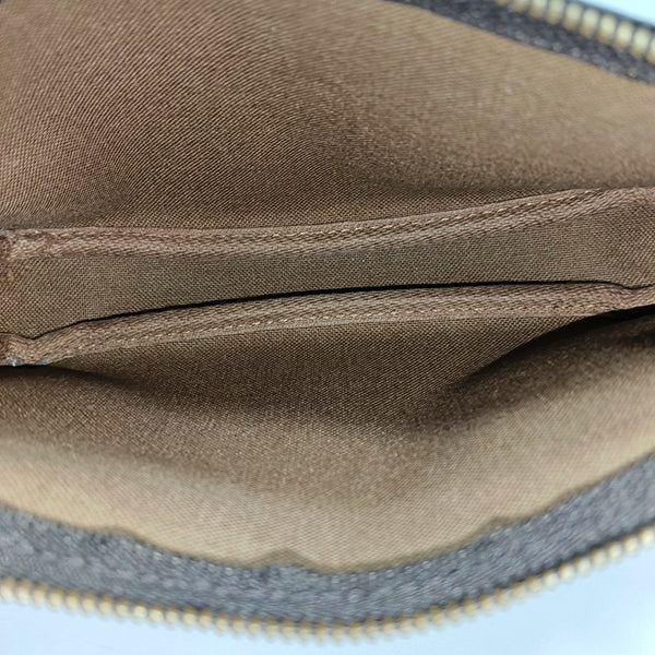 ACCESSOIRES MM Monogram Coated Canvas Brown