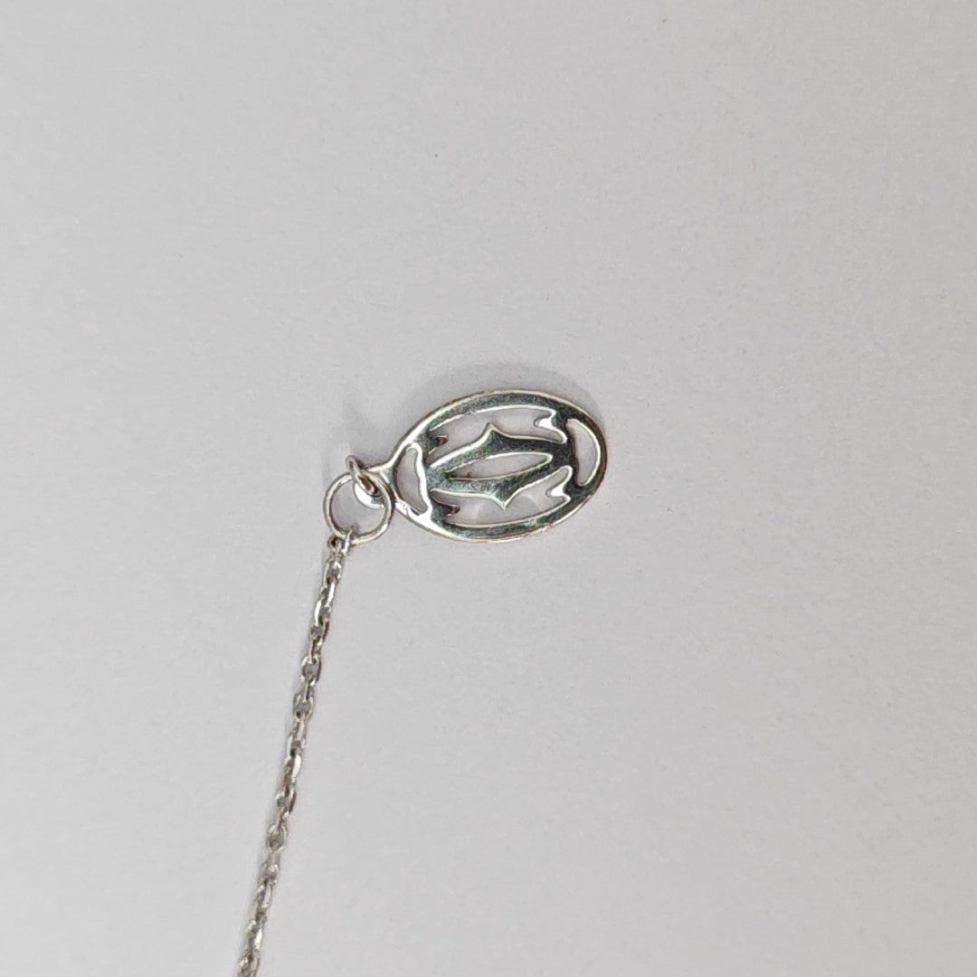 CARTIER D'AMOUR 18k White Gold Silver Necklace