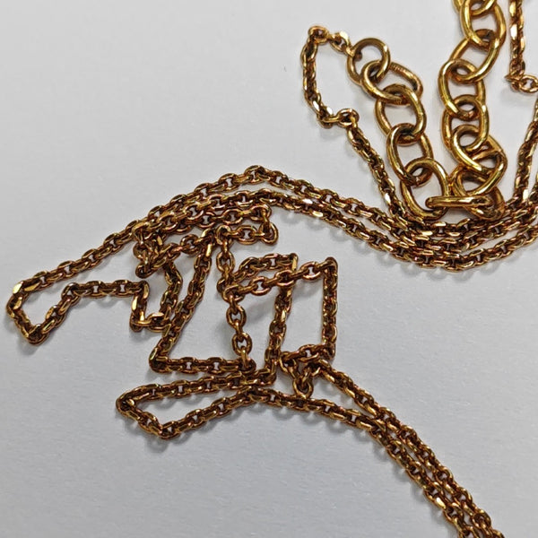 LV & ME Brass Gold Necklace
