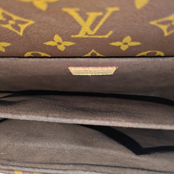 MÉTIS MM Monogram Coated Canvas Brown