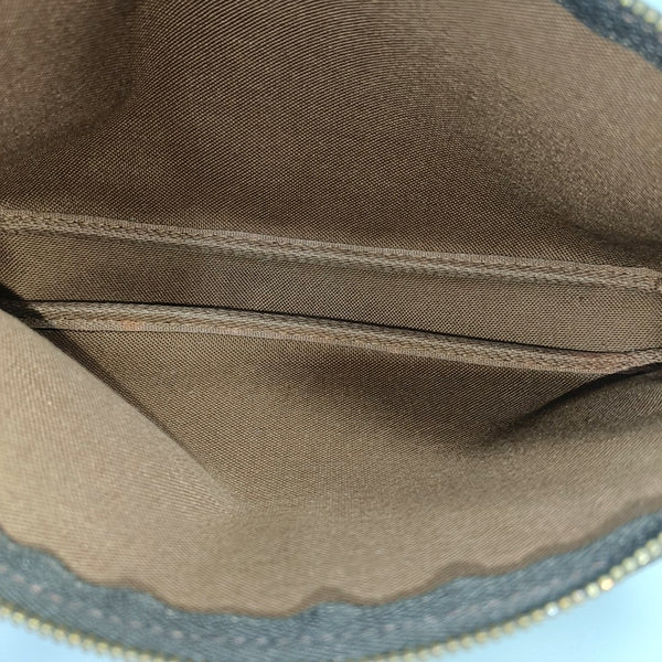 ACCESSOIRES Monogram Coated Canvas Brown