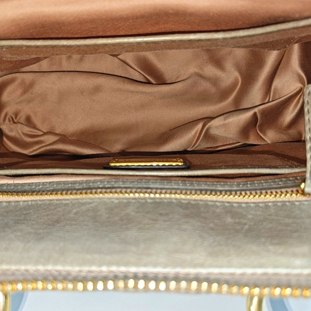 Madras Quilted Lambskin Green