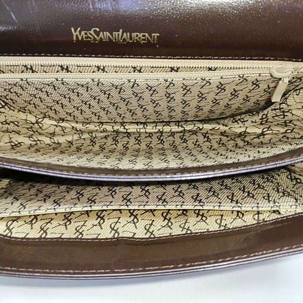 Lizard Shoulder Bag Brown