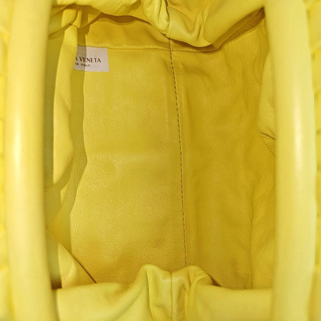 The Pouch Mini Calfskin Yellow