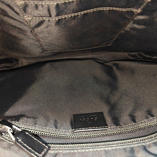 GG Supreme Monogram Coated Canvas Black