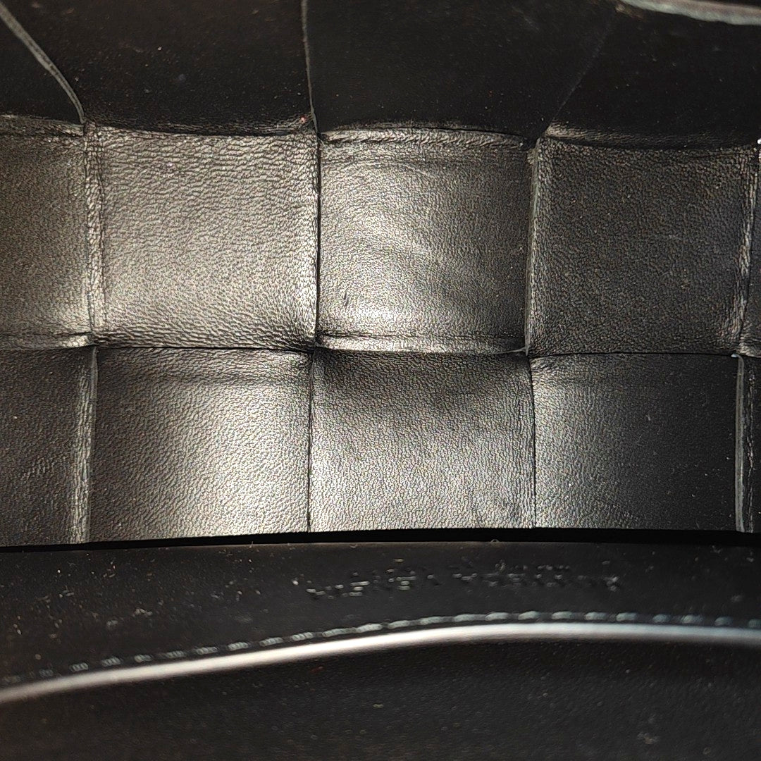Brick Cassette Small Lambskin Black