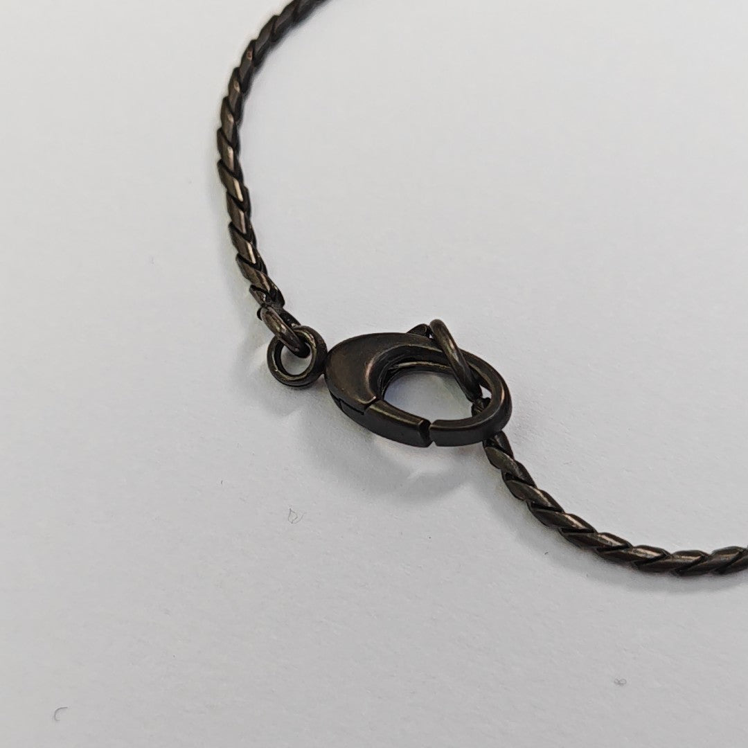 925 Sterling Silver Black Necklace