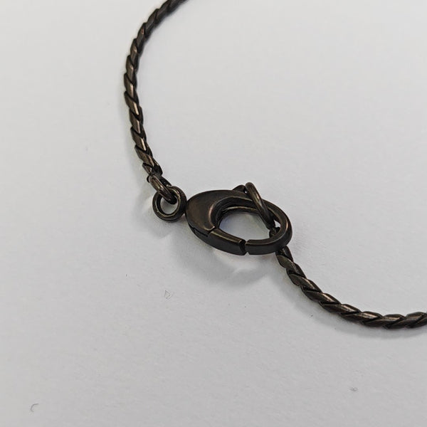 925 Sterling Silver Black Necklace