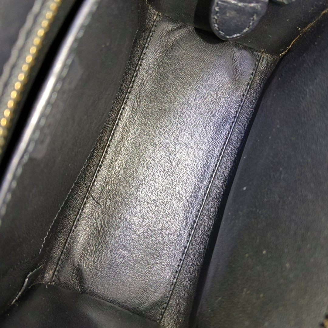 LUGGAGE Nano Calfskin Blue