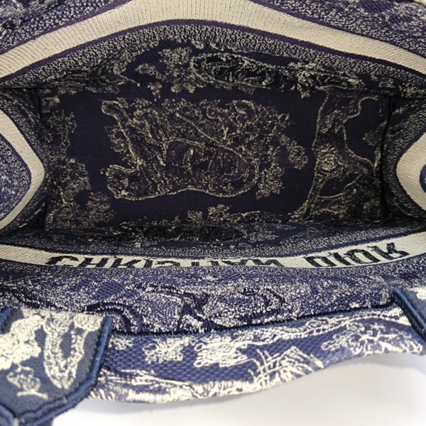 Book Tote Medium Canvas Blue