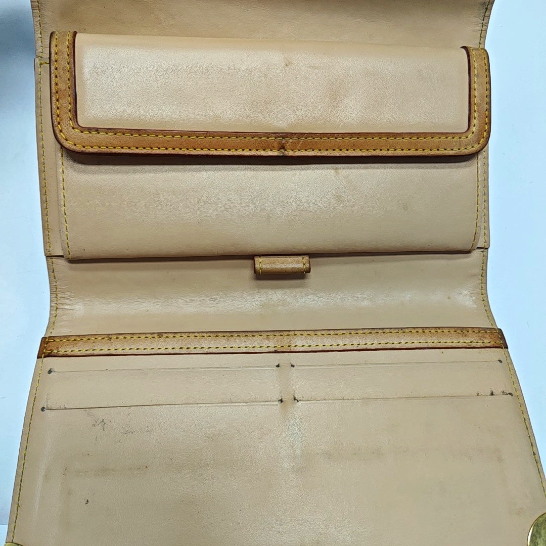 LV × TM INTERNATIONAL Monogram Coated Canvas White Wallet