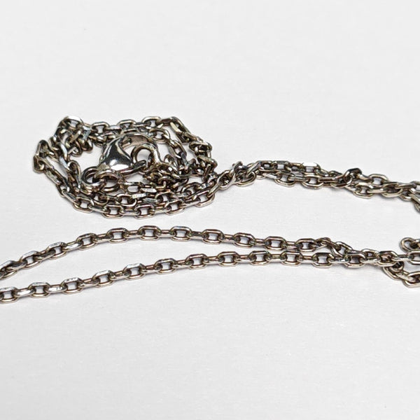 Pop H Metal Silver Necklace