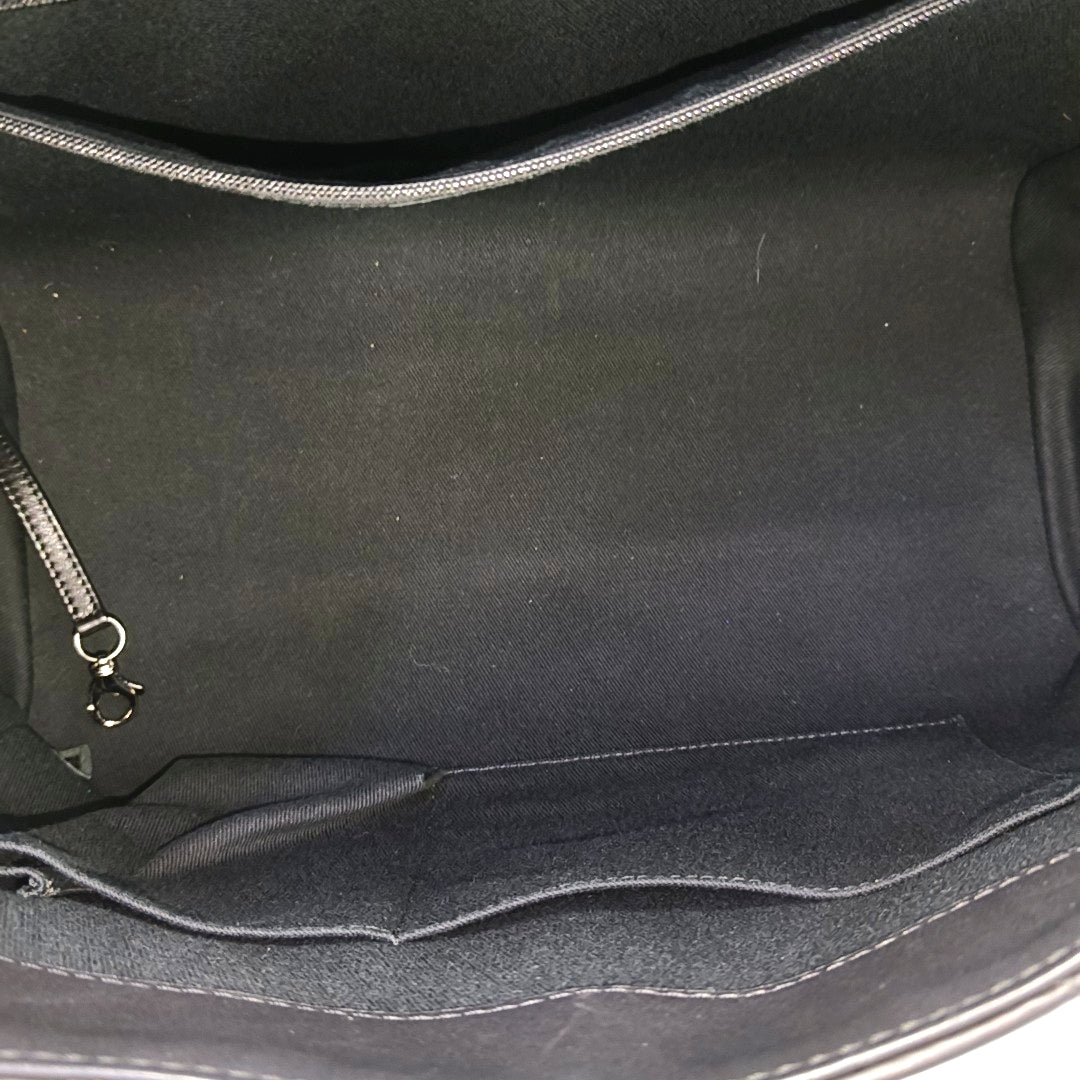 Quilted Calfskin Shoulder Bag Black