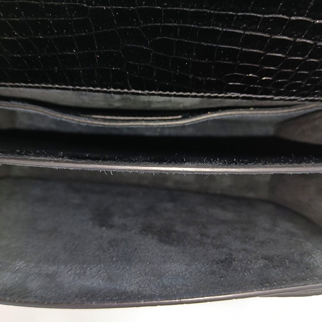 SUNSET Medium Calfskin Black