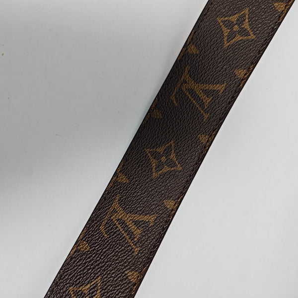 Coated Canvas Belt Brown