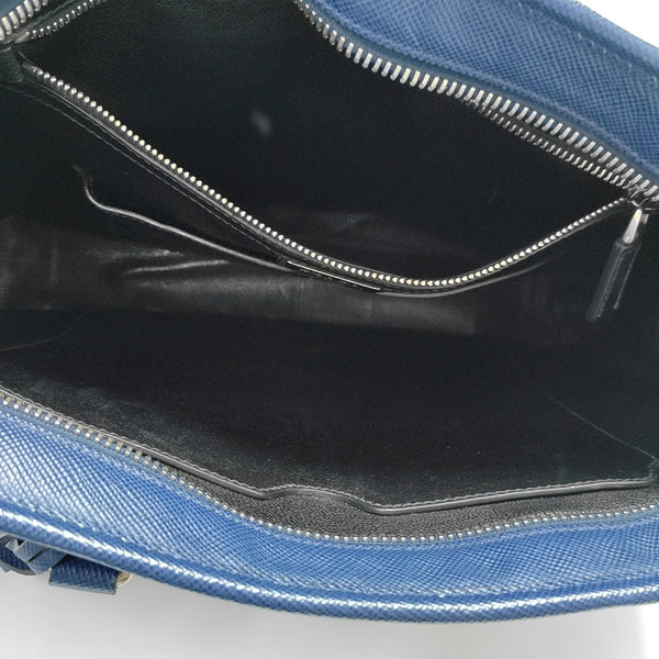 Suitcase Saffiano Calfskin Blue