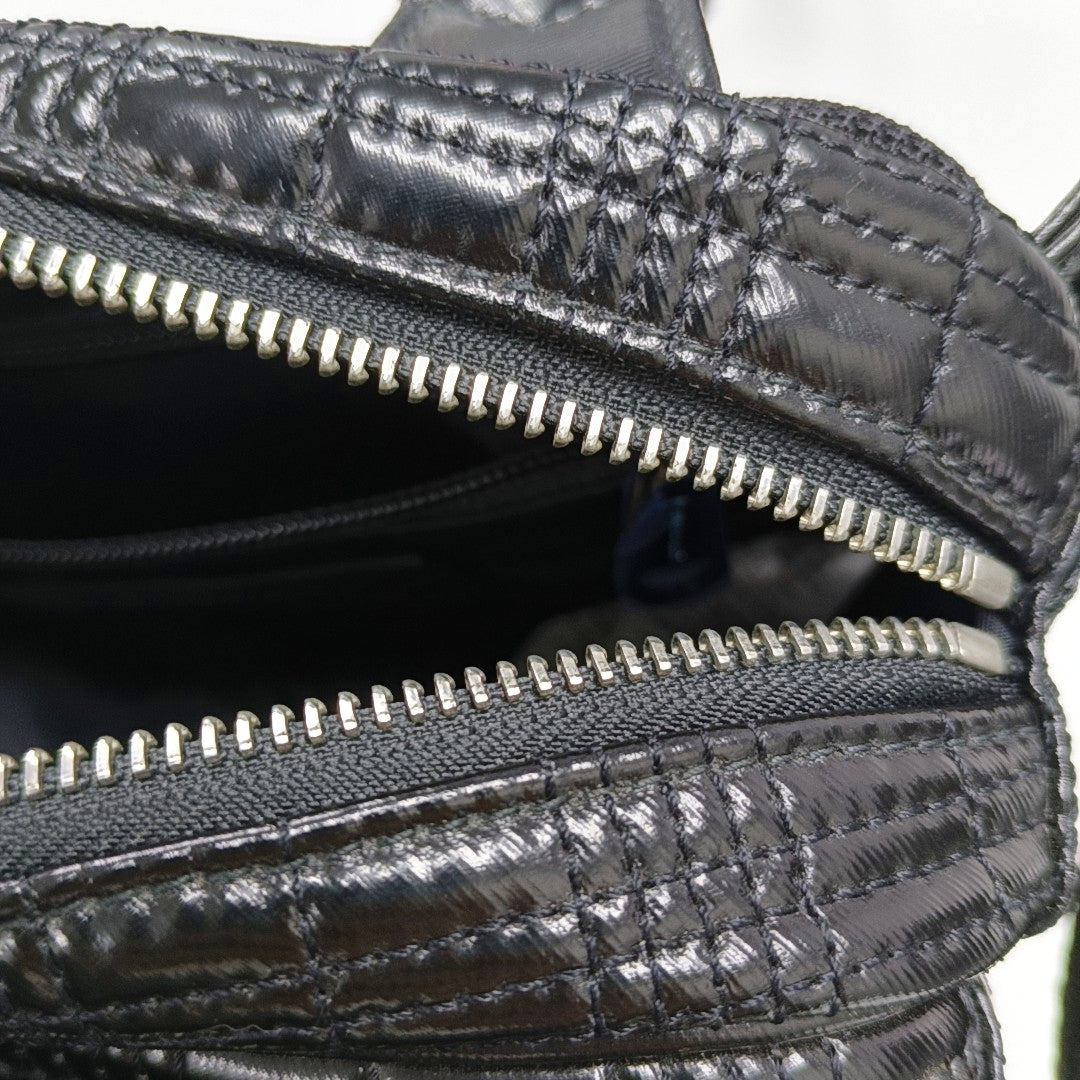Horseferry Quilted Canvas Black