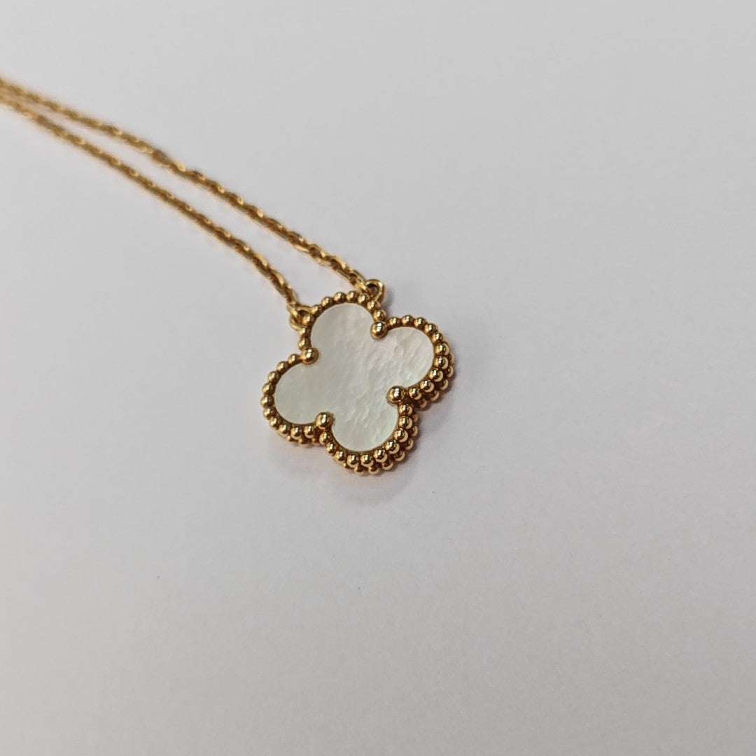 Vintage Alhambra 18k Gold Necklace