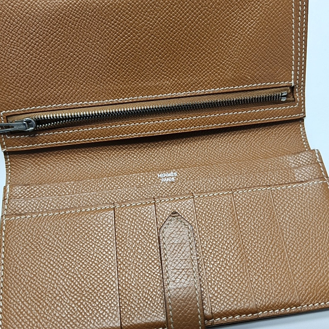 Bearn Medium Epsom Brown Wallet