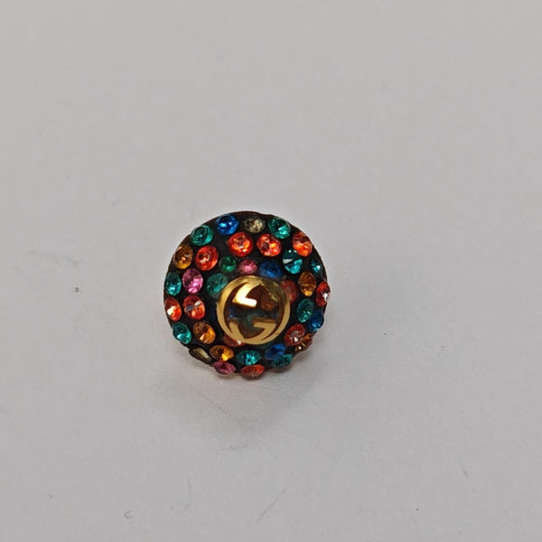 Metal Gold Stud Earrings