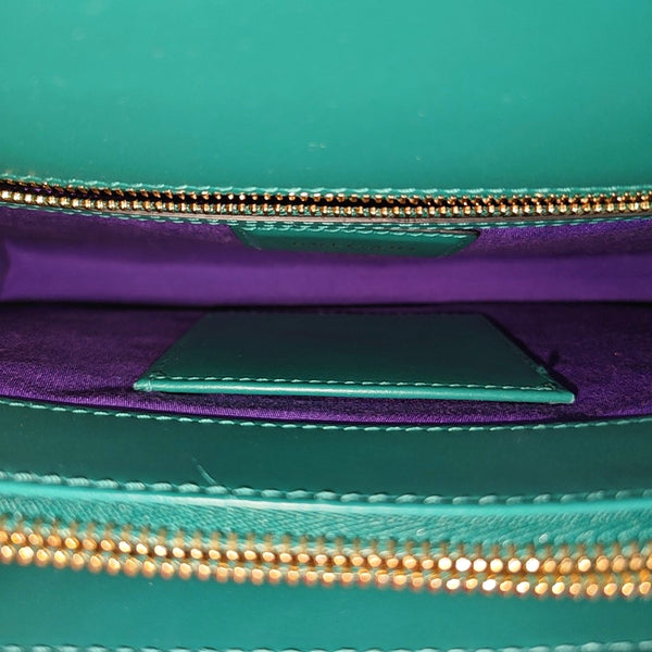 SERPENTI FOREVER Medium Quilted Calfskin Green