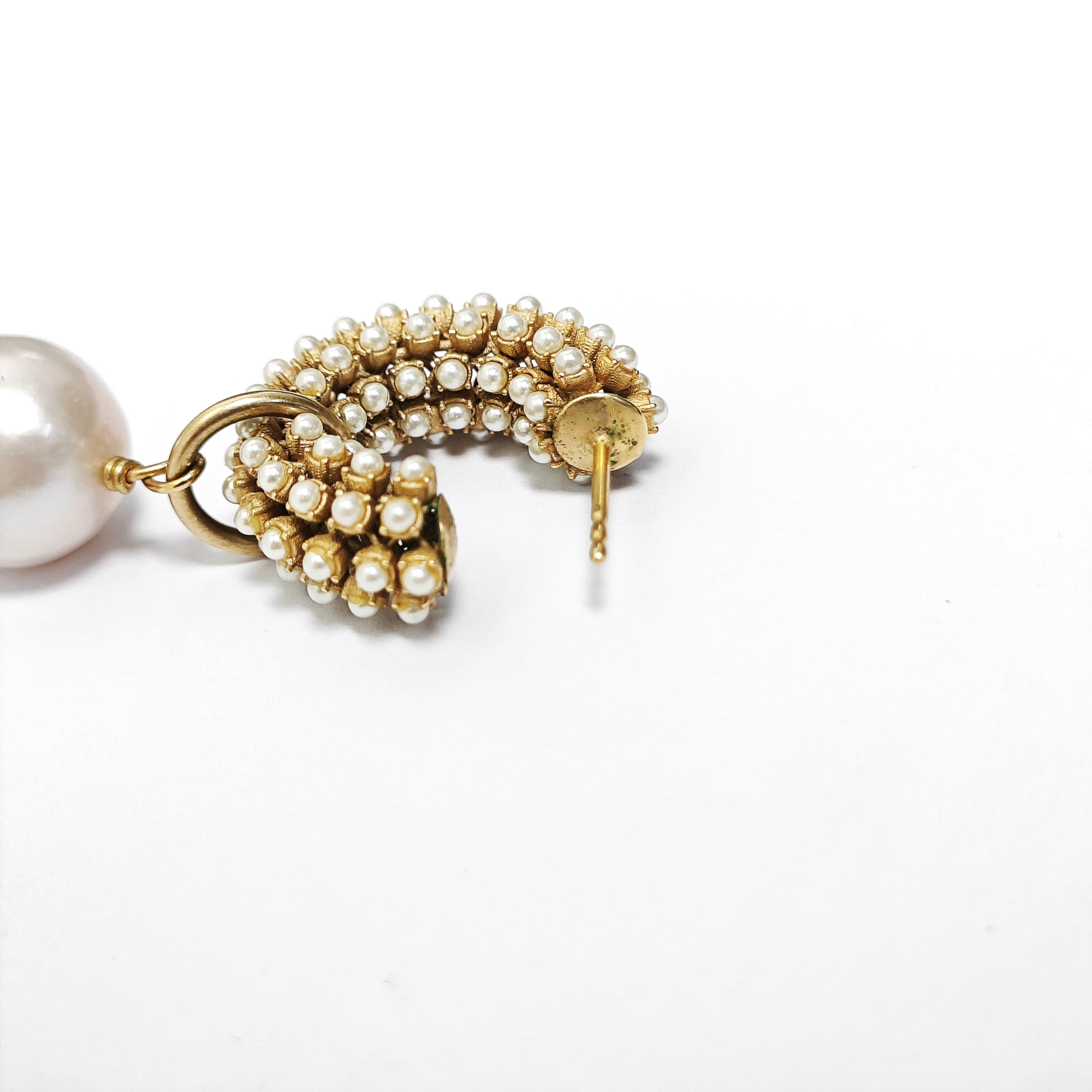 Metal Gold Stud Earrings