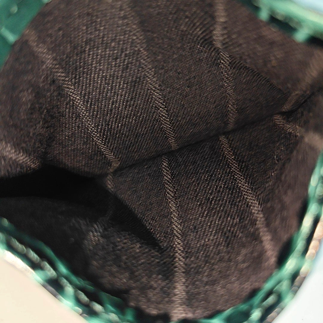 Calfskin Card Holder Green