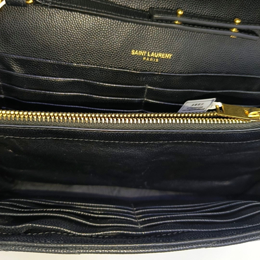 MONOGRAM Medium Quilted Calfskin Black