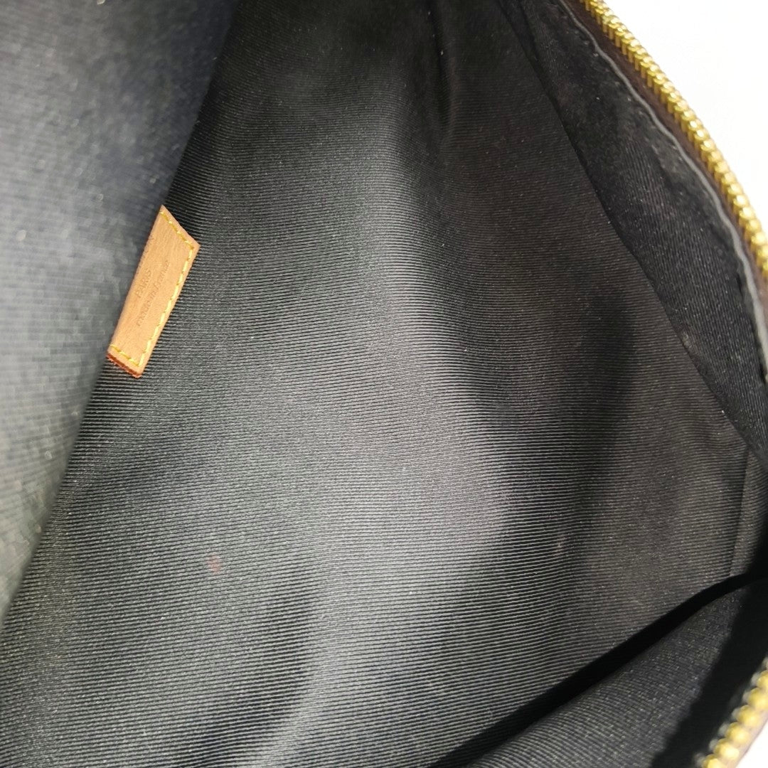 BUMBAG Monogram Coated Canvas Brown