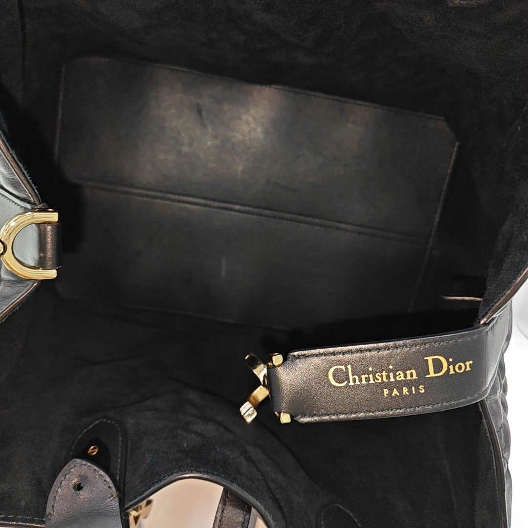 Toujours Medium Cannage Calfskin Black