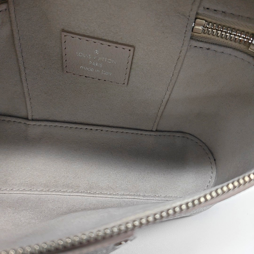 Vanity Chain Pouch Mini Monogram Calfskin Gray