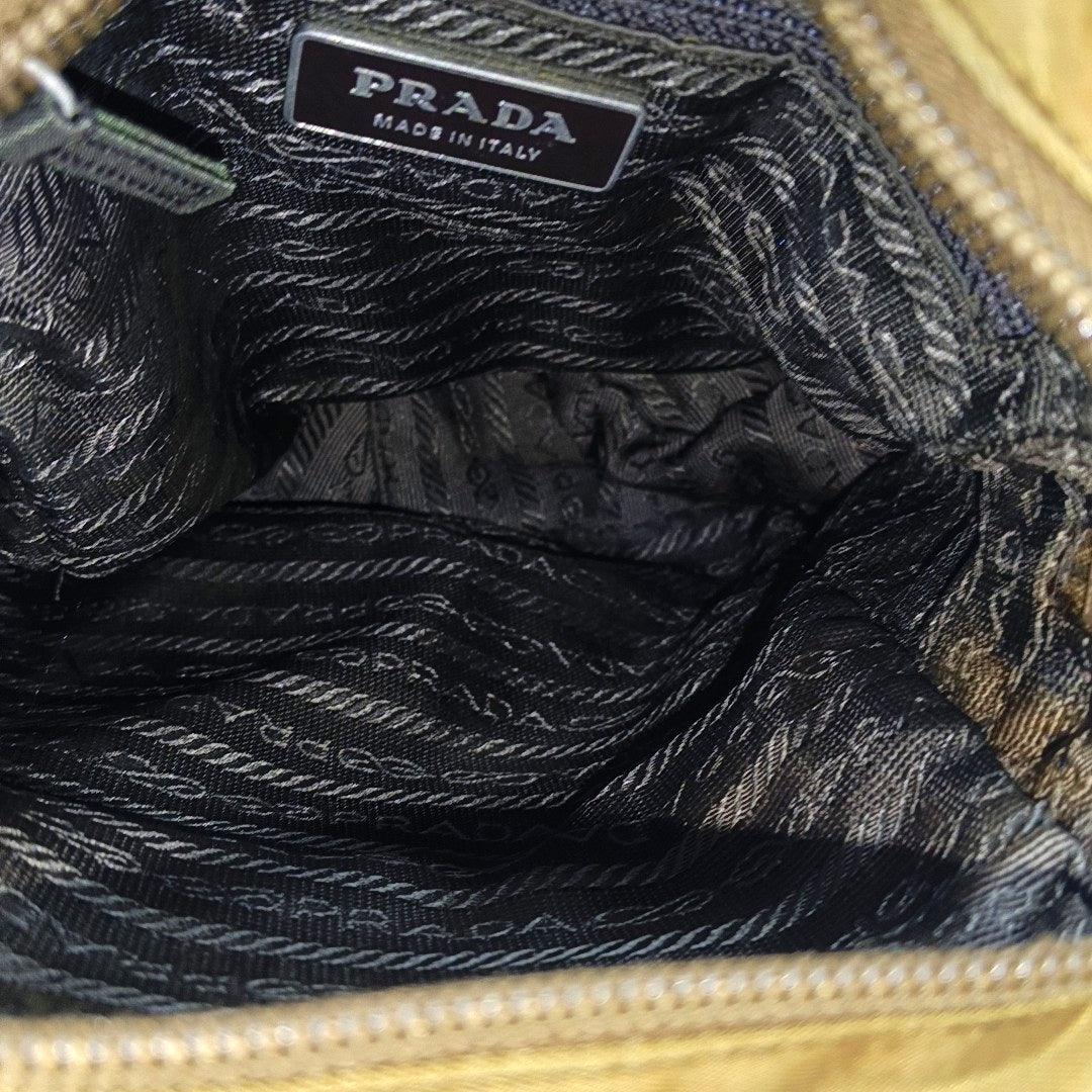 Nylon Crossbody Bag Nylon Brown