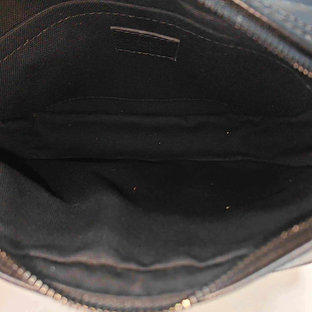 NIL Monogram Coated Canvas Black
