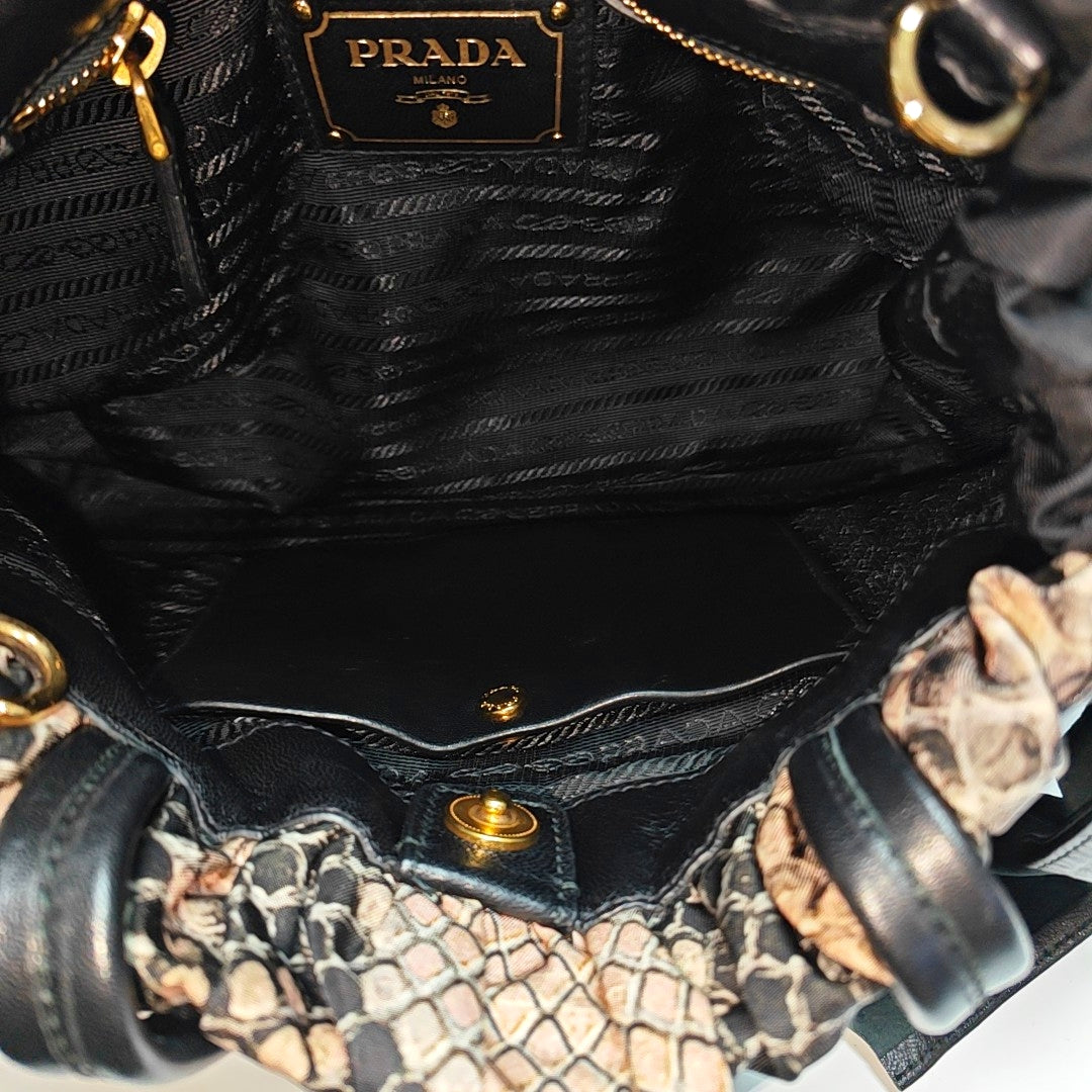Nylon Shoulder Bag Multicolor