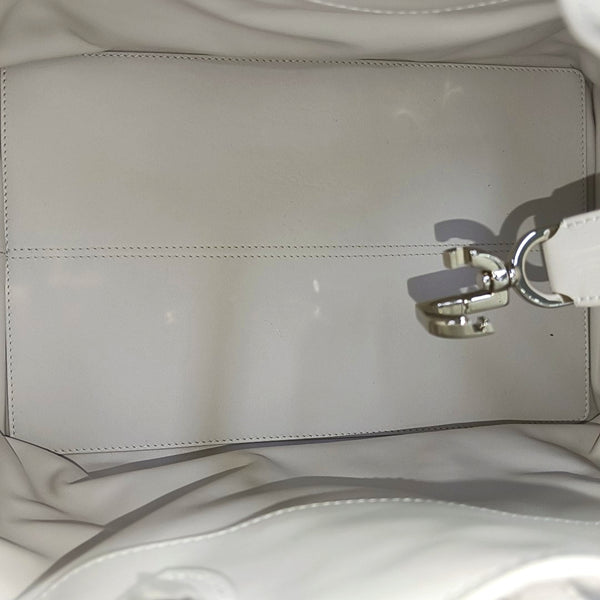 Toujours Medium Cannage Calfskin White