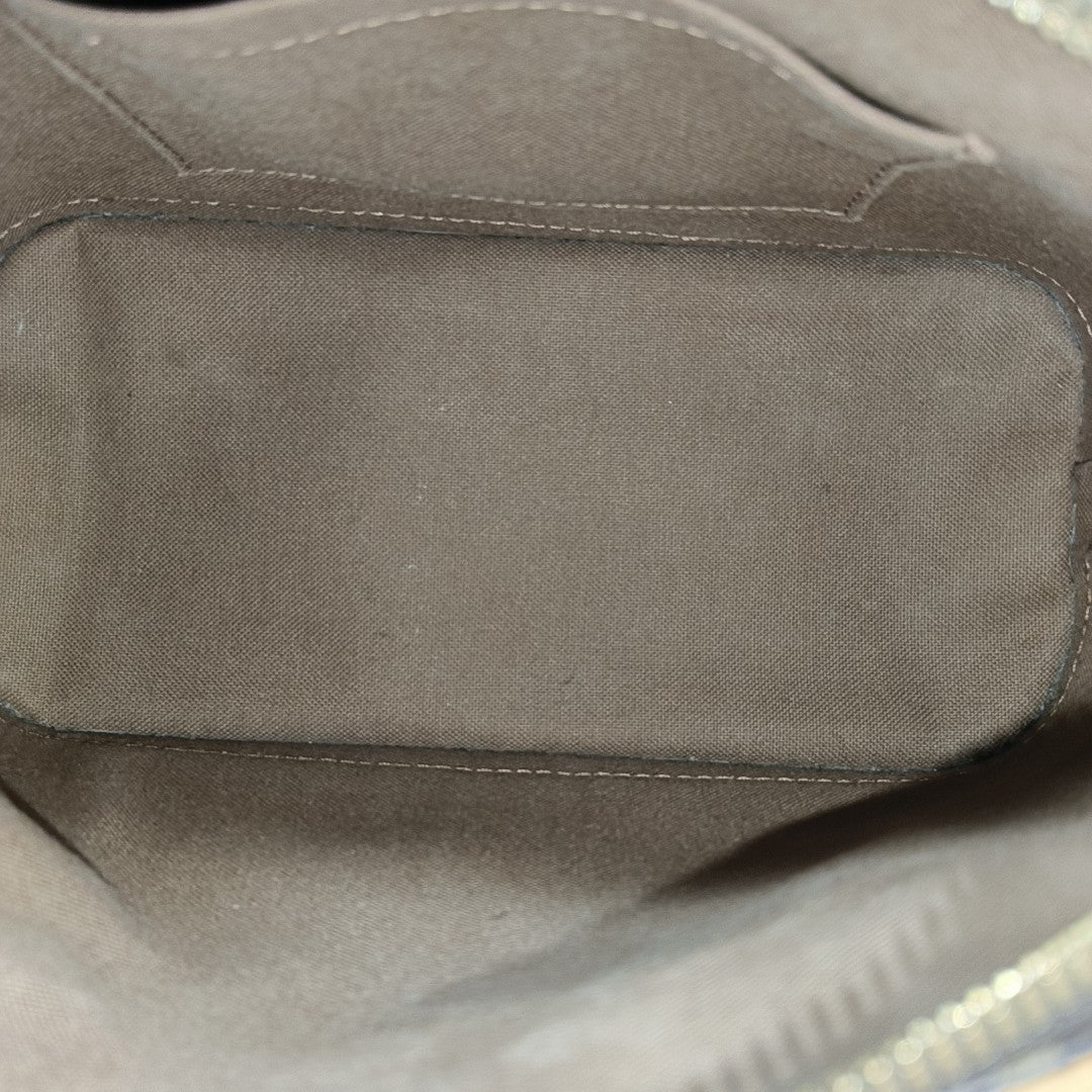ALMA BB Monogram Coated Canvas Brown