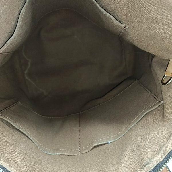 TOTALLY MM Monogram Coated Canvas Brown