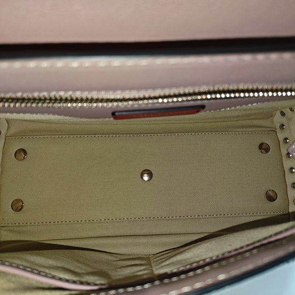Rockstud Calfskin Beige