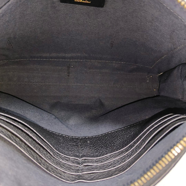 Calfskin Top Handle Bag Black