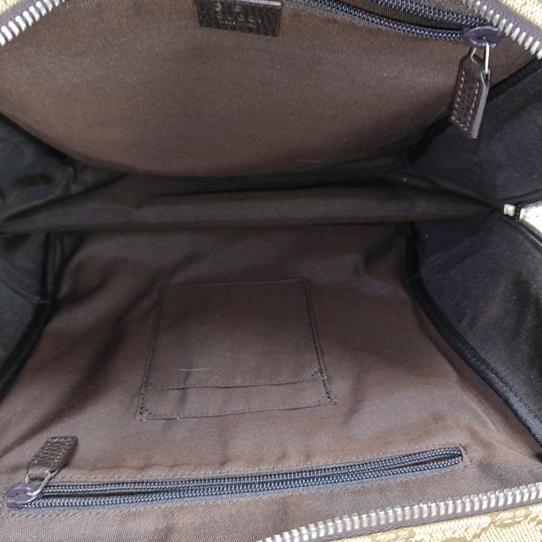 Monogram Canvas Backpack Brown