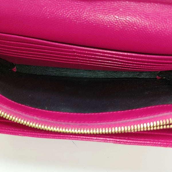 MONOGRAM Medium Chevron Calfskin Pink