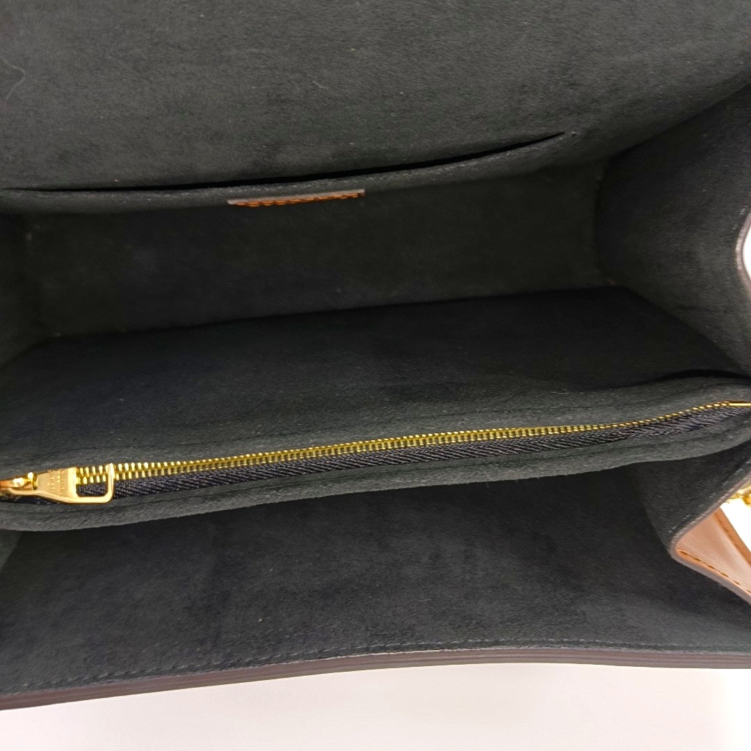 DAUPHINE MM Monogram Coated Canvas Brown