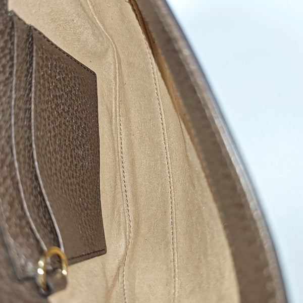 Ophidia Mini Monogram Coated Canvas Beige