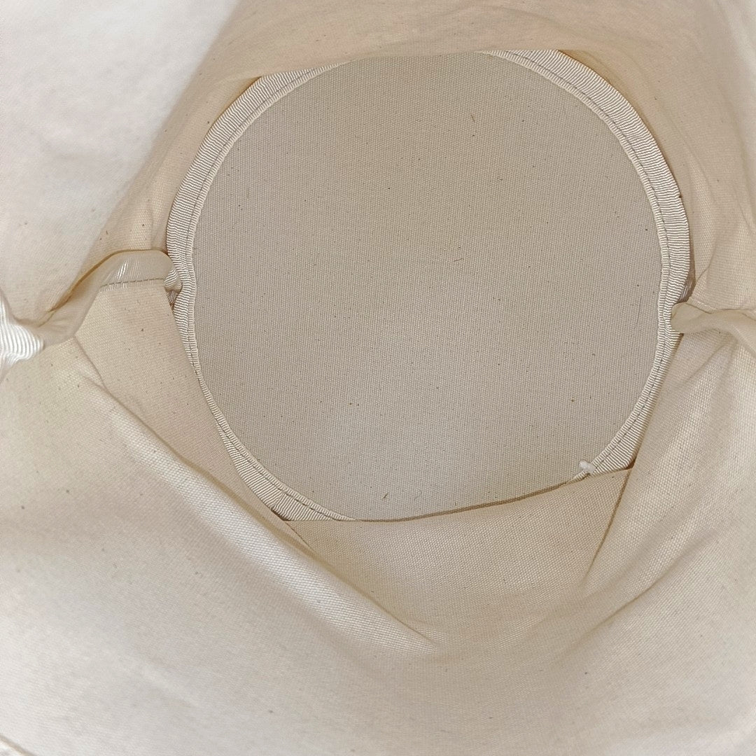 Canvas Bucket Bag White