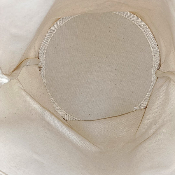 Canvas Bucket Bag White