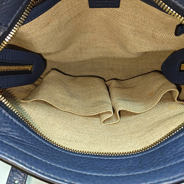 Monogram Fabric Shoulder Bag Brown
