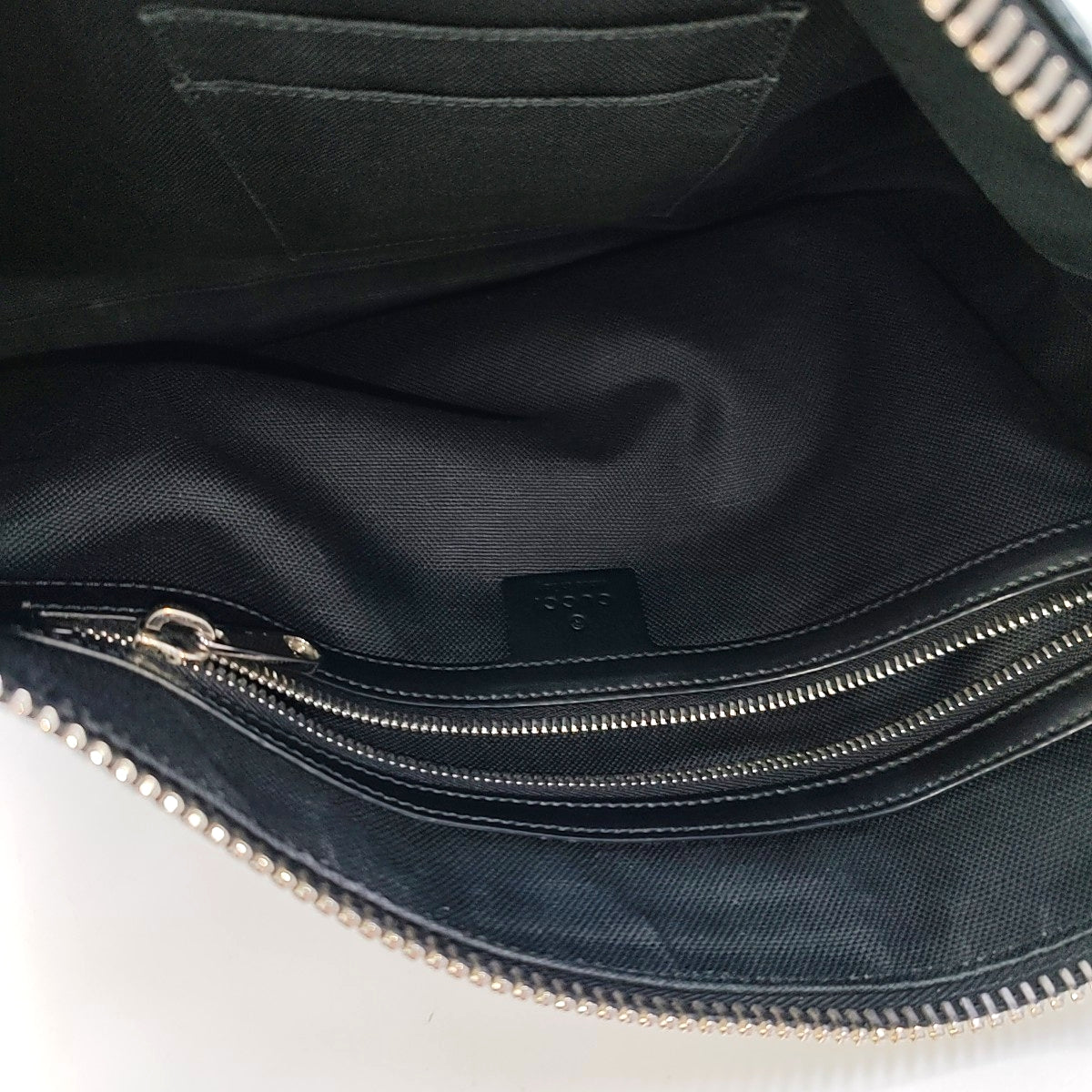 GG Supreme Monogram Coated Canvas Gray