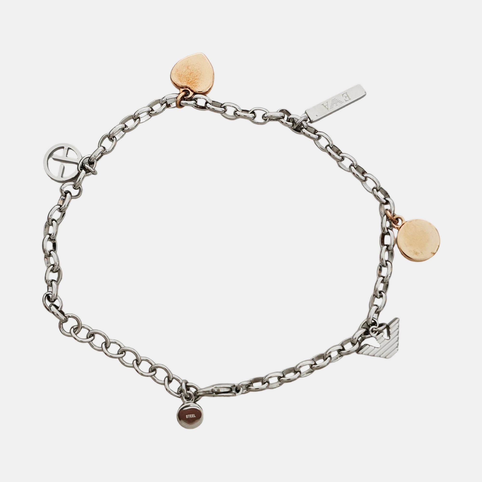 Steel Silver Jewelry Set